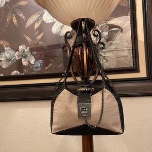 Renaud Pellegrino Black and Tan Bag